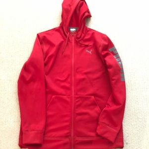 EUC- like new medium men’s Red Puma sweater